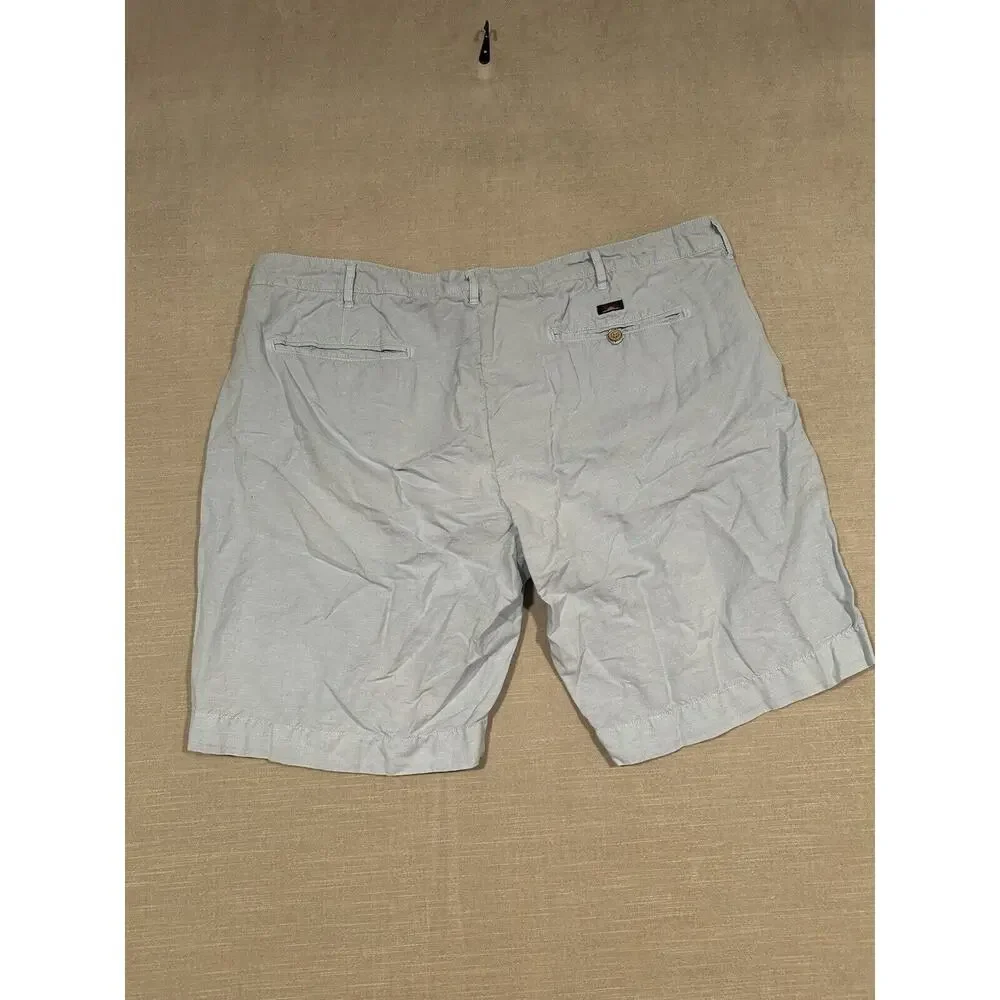 Faherty Linen‎ Shorts Mens Size 42 Blue Blend Sunwashed Chino 9